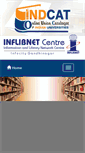 Mobile Screenshot of indcat.inflibnet.ac.in