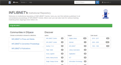 Desktop Screenshot of ir.inflibnet.ac.in