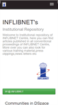 Mobile Screenshot of ir.inflibnet.ac.in
