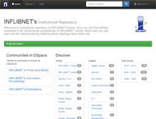 Tablet Screenshot of ir.inflibnet.ac.in